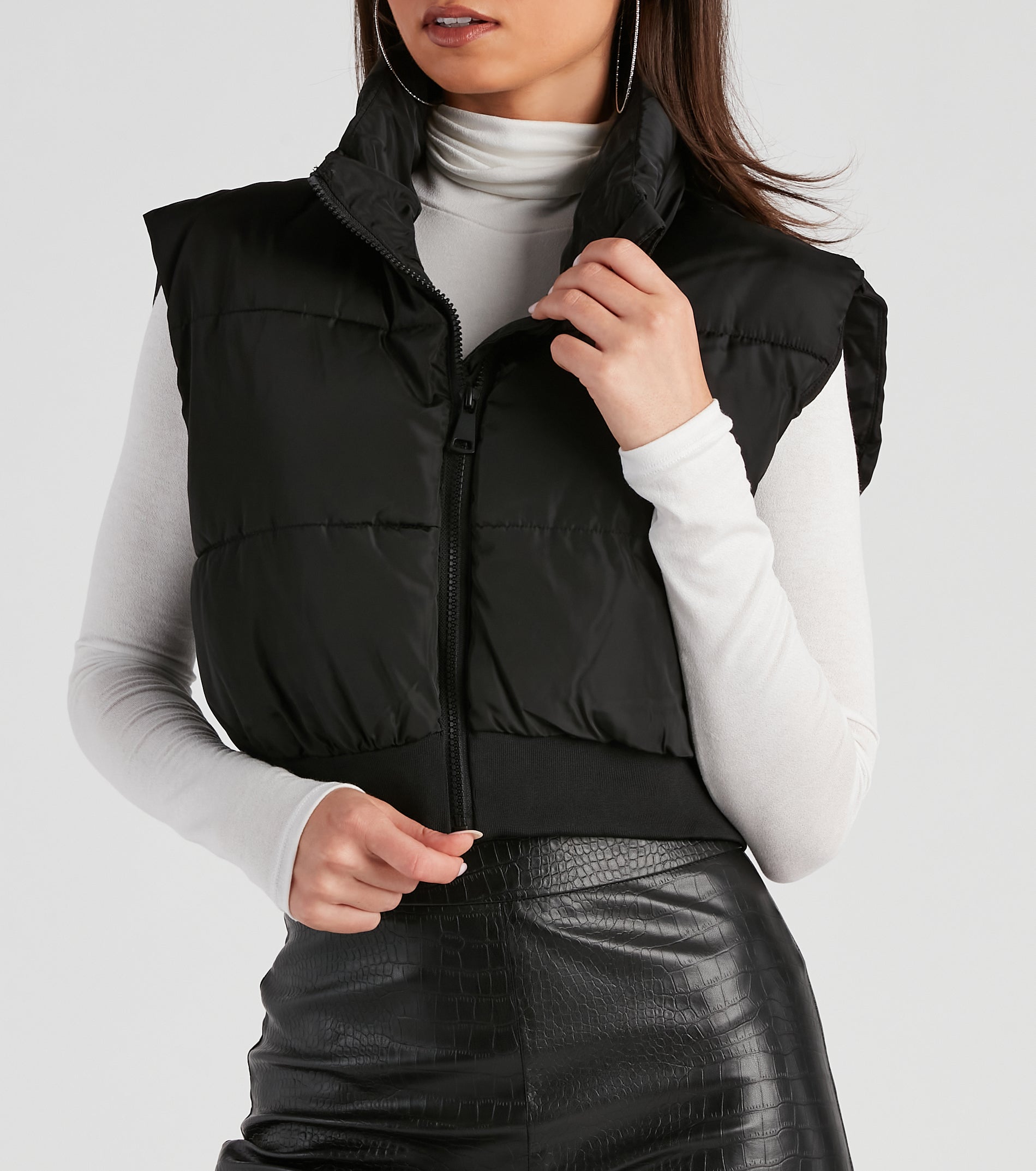 Winter Must-Have Cropped Puffer Vest