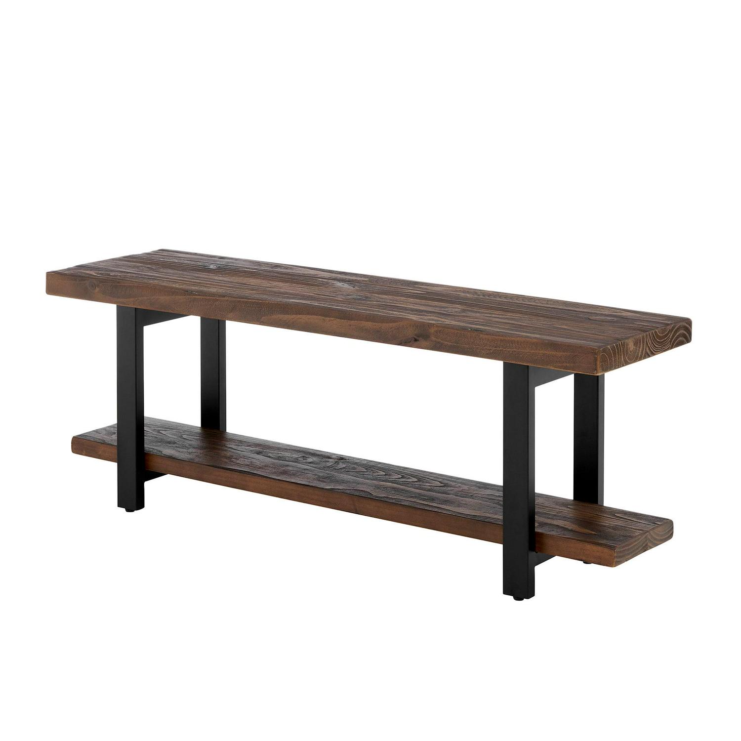 Alaterre Pomona Bench Rustic Natural  Crowdfused