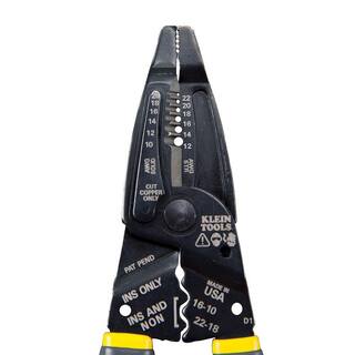 Klein Tools Klein-Kurve Long-Nose Wire Stripper Wire Cutter Crimping Tool 1009SEN