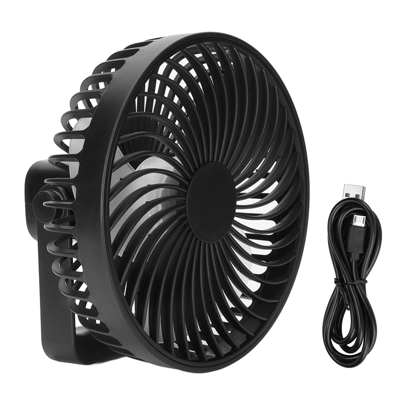 Portable Fan, Low Noise Portable Size   3 Leaves Tent Fan  For Bedroom For Camping For Office