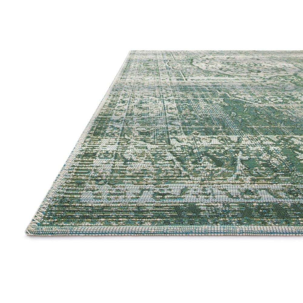 Alexander Home Armanda Modern Medallion Indoor/ Outdoor Area Rug