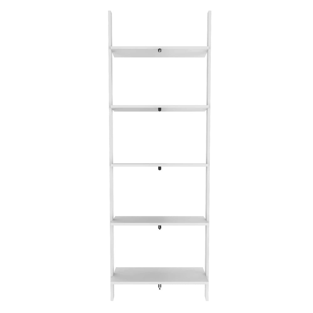 Cooper 5 Shelf Floating Ladder Bookcase by Manhattan Comfort