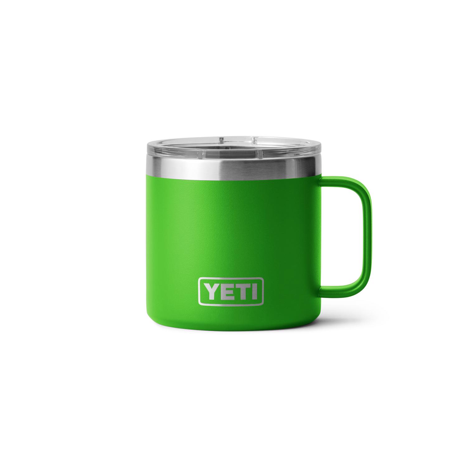 YETI Rambler 14 oz Canopy Green BPA Free Mug with MagSlider Lid