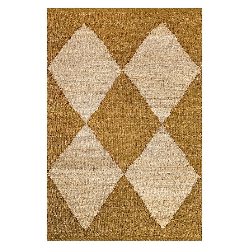 nuLOOM Pandora Diamond Jute Area Rug