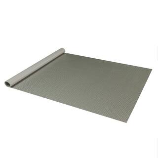 Diamond Deck 7.5 ft. x 14 ft. Pewter Textured PVC Small Car Mat 85714