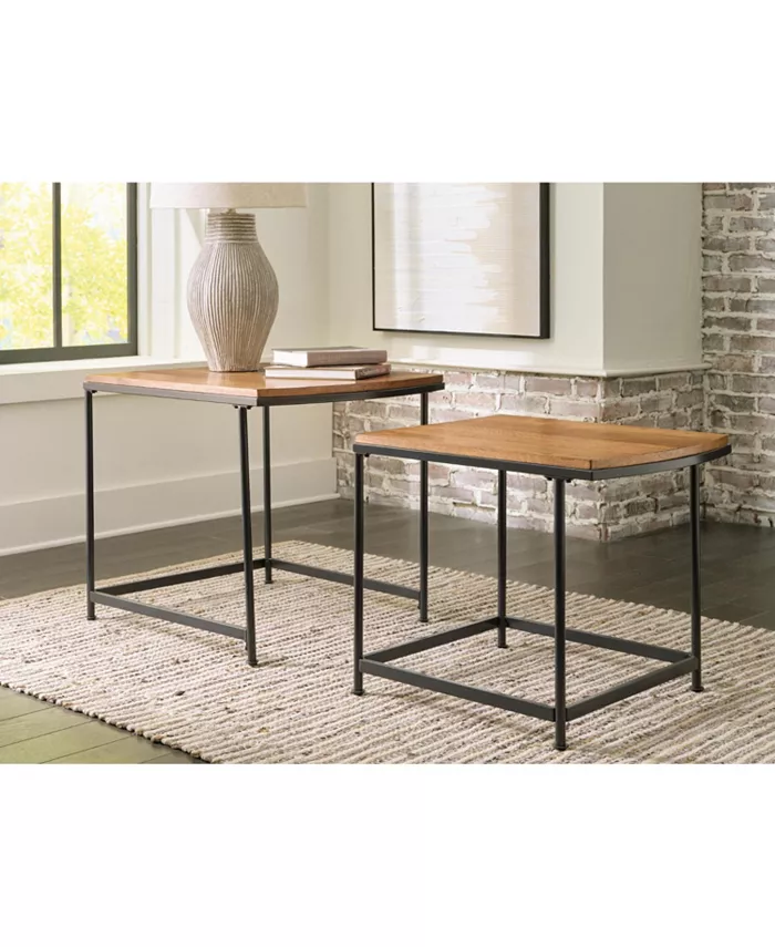 Signature Design By Ashley Drezmoore Nesting End Tables Set of 2