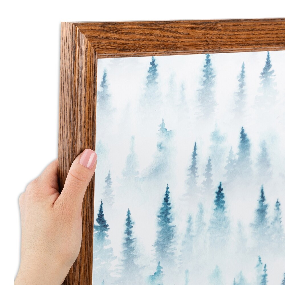 ArtToFrames Clayton Oak 20x28 Inch Picture Frame  1.25 Inch Wood Poster Frame Available in Multiple Colors (59504 20x28)