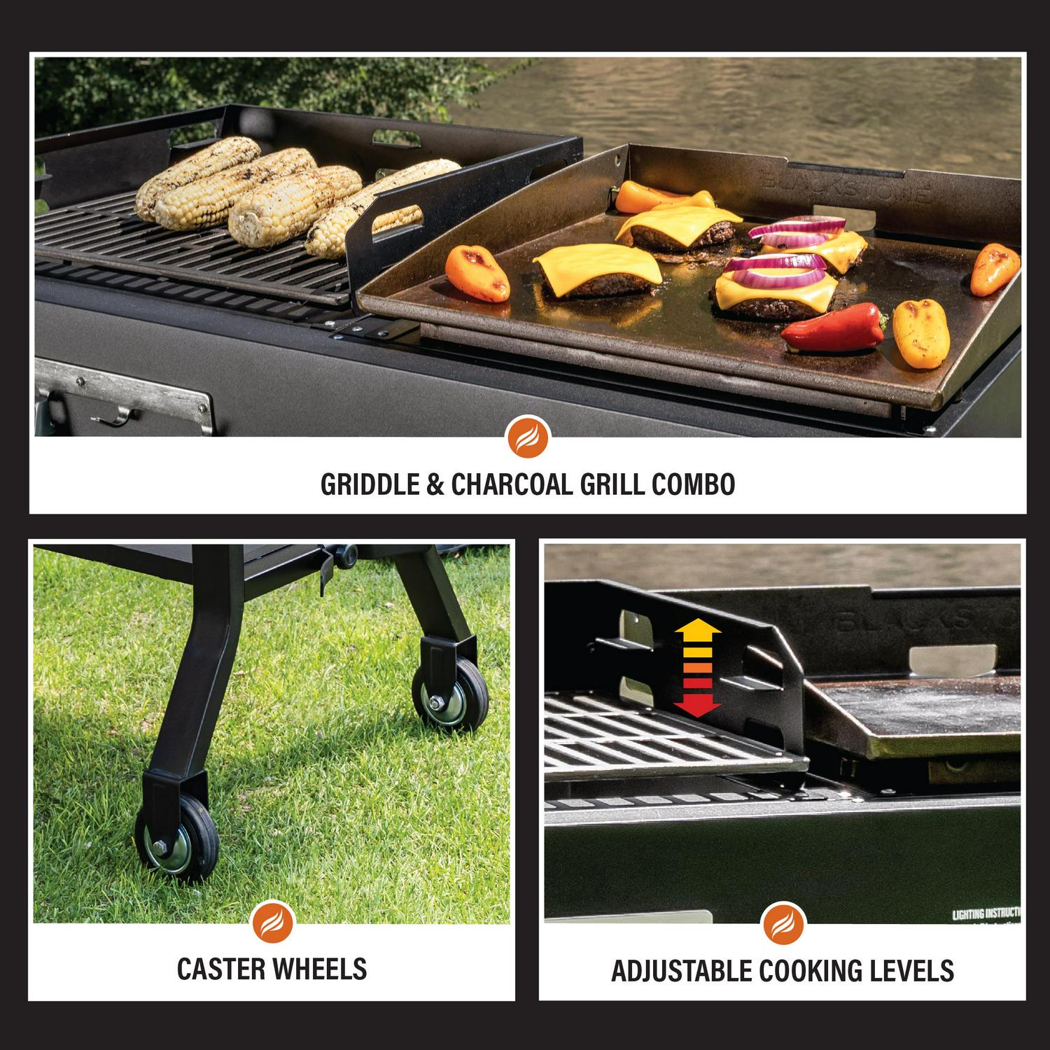 Blackstone Duo 17  Griddle and Charcoal Grill Combo  Crowdfused