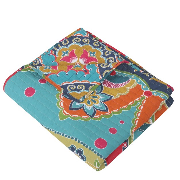 Amelie Bohemian Quilted Throw Levtex Home