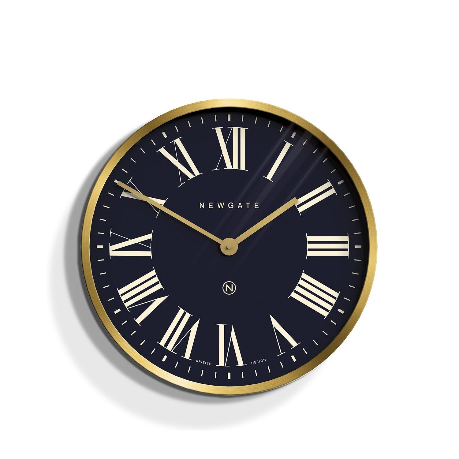 Mr Butler Clock Brass