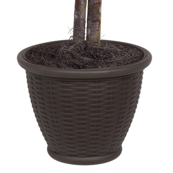 Vickerman TBU1740 RB 4' Frosted Maple Bush in Plas...