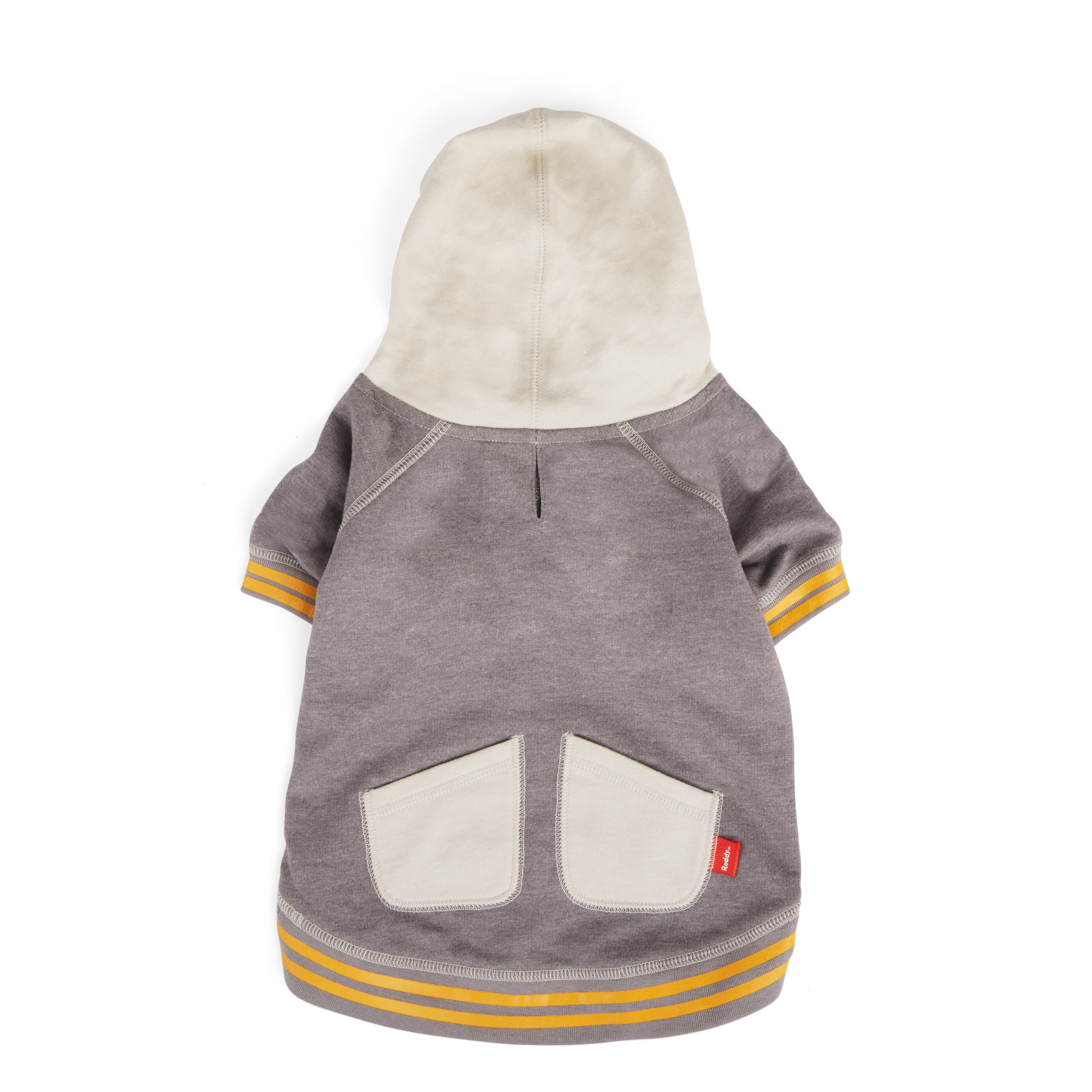 Reddy Grey Varsity Dog Hoodie， 3X-Large