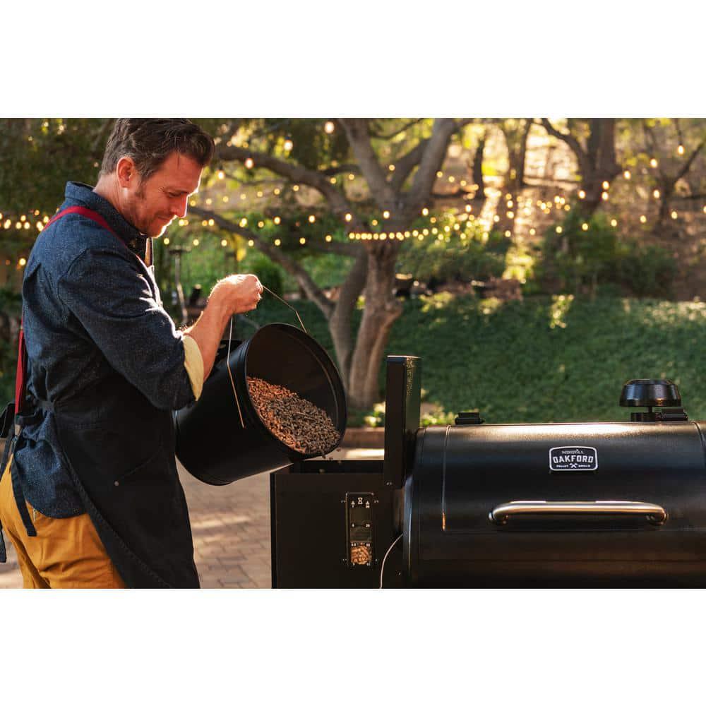 Nexgrill Oakford 790 Wifi Pellet Grill Smoker in Black