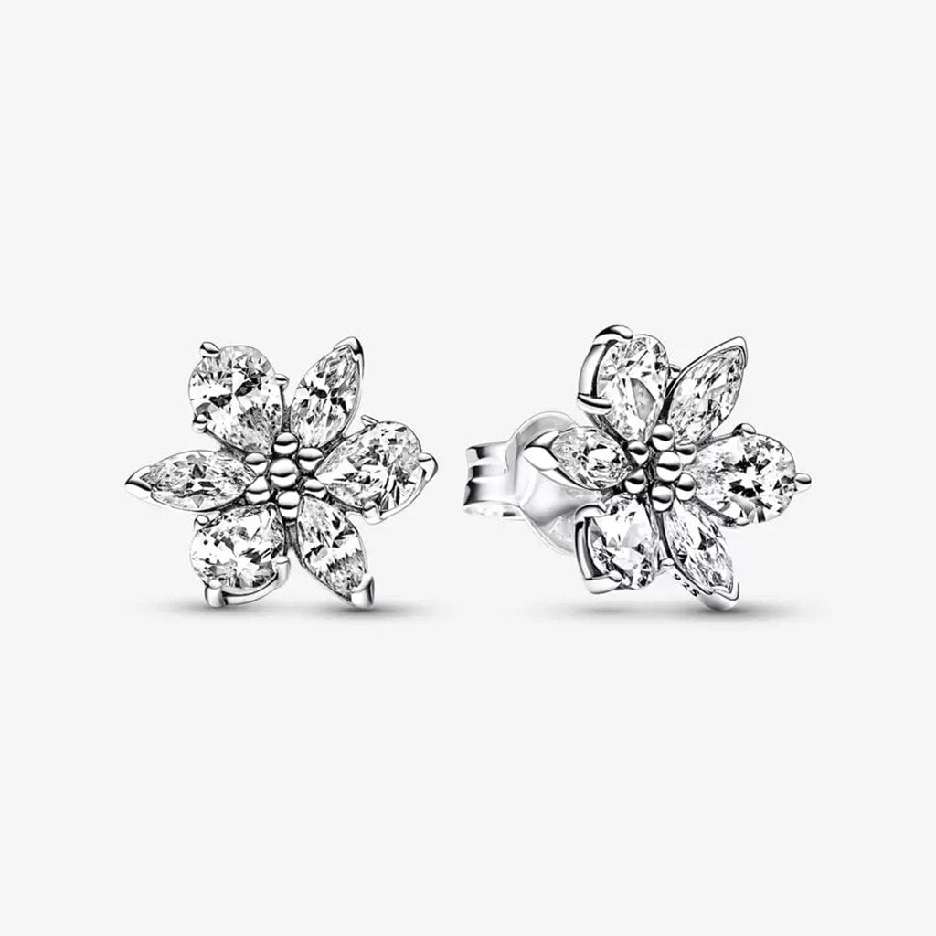 PANDORA  Sparkling Herbarium Cluster Stud Earrings