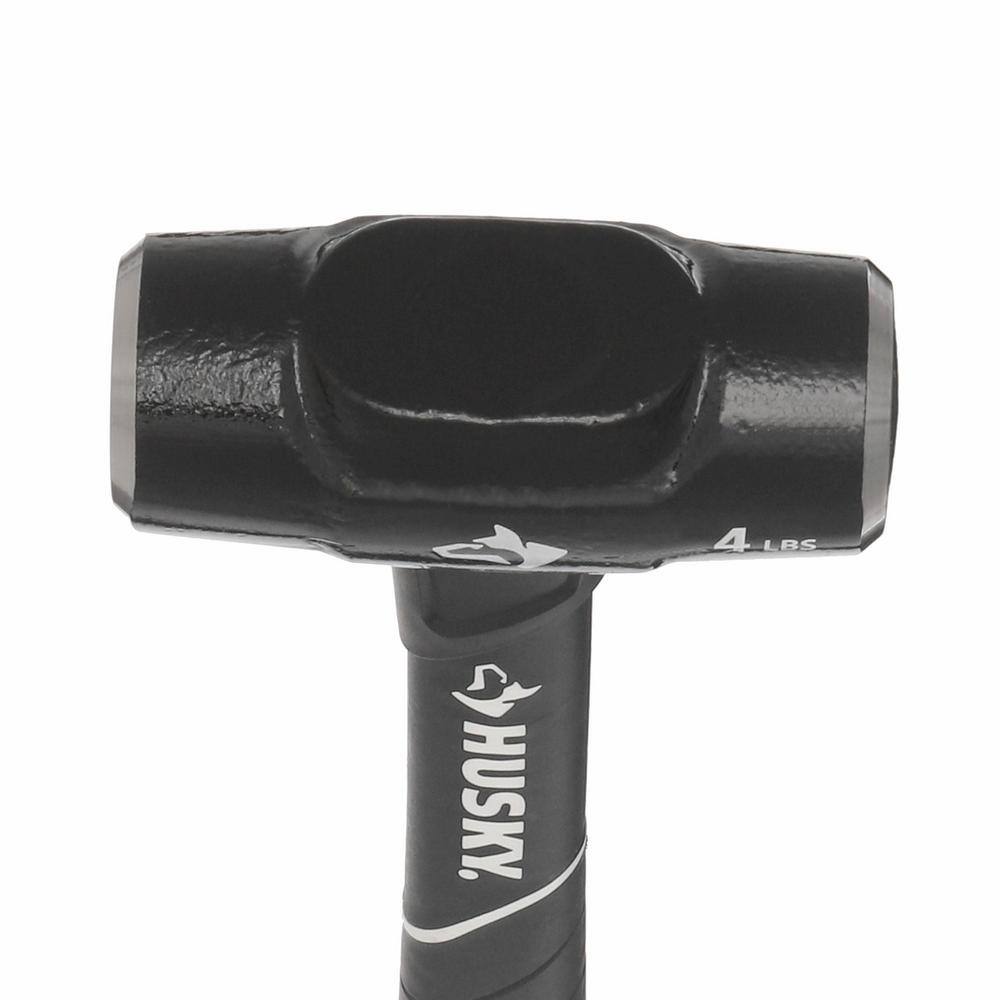 Husky 4 lb. Engineer Hammer with 14 in. Fiberglass Handle HD-SF4LB