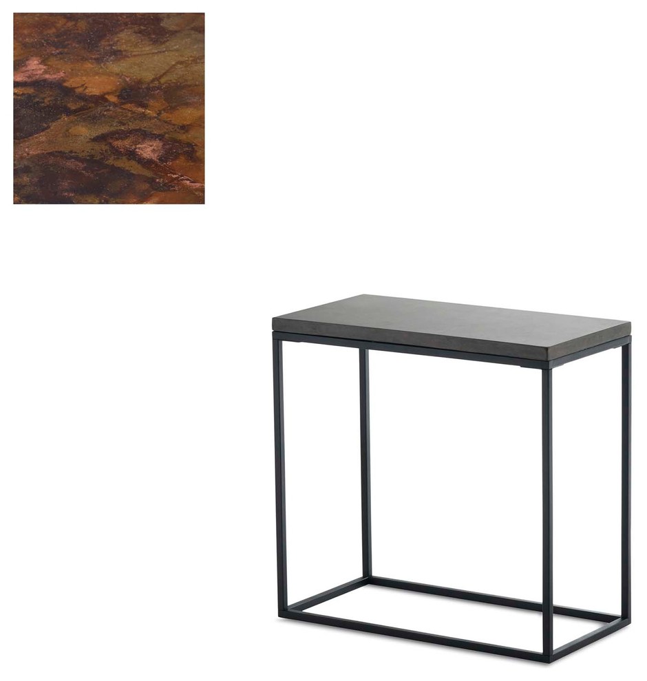 Pietra Small Side Table   Industrial   Side Tables And End Tables   by DESIGN IDEAS  Houzz