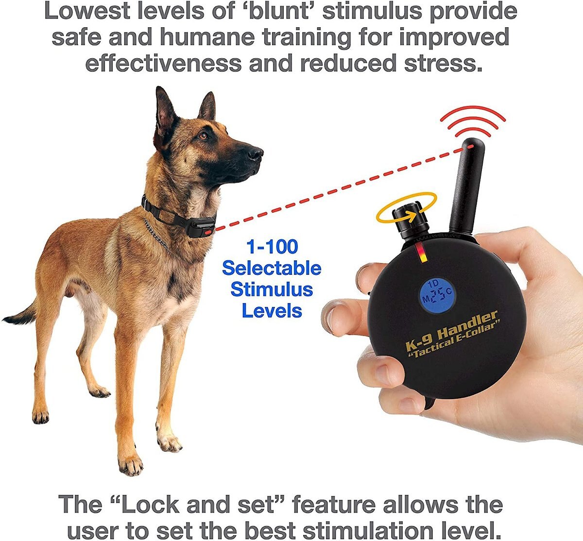 Educator By E-Collar Technologies Educator K9 Handler 1 Mile Waterproof Dog Training Collar