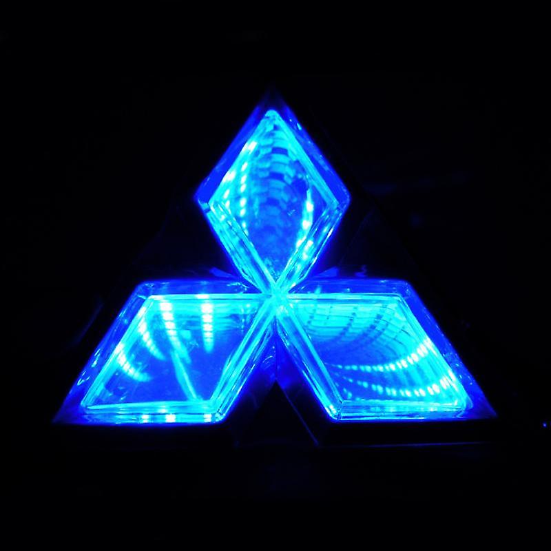 Led Badge Car Front Rear Emblem Sticker Light Decor For Mitsubishi Lancer 9 10 Outlander Asx Pajero Eclipse 3000gt Accessories