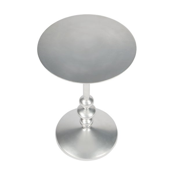 Zora Iron Pedestal End Table