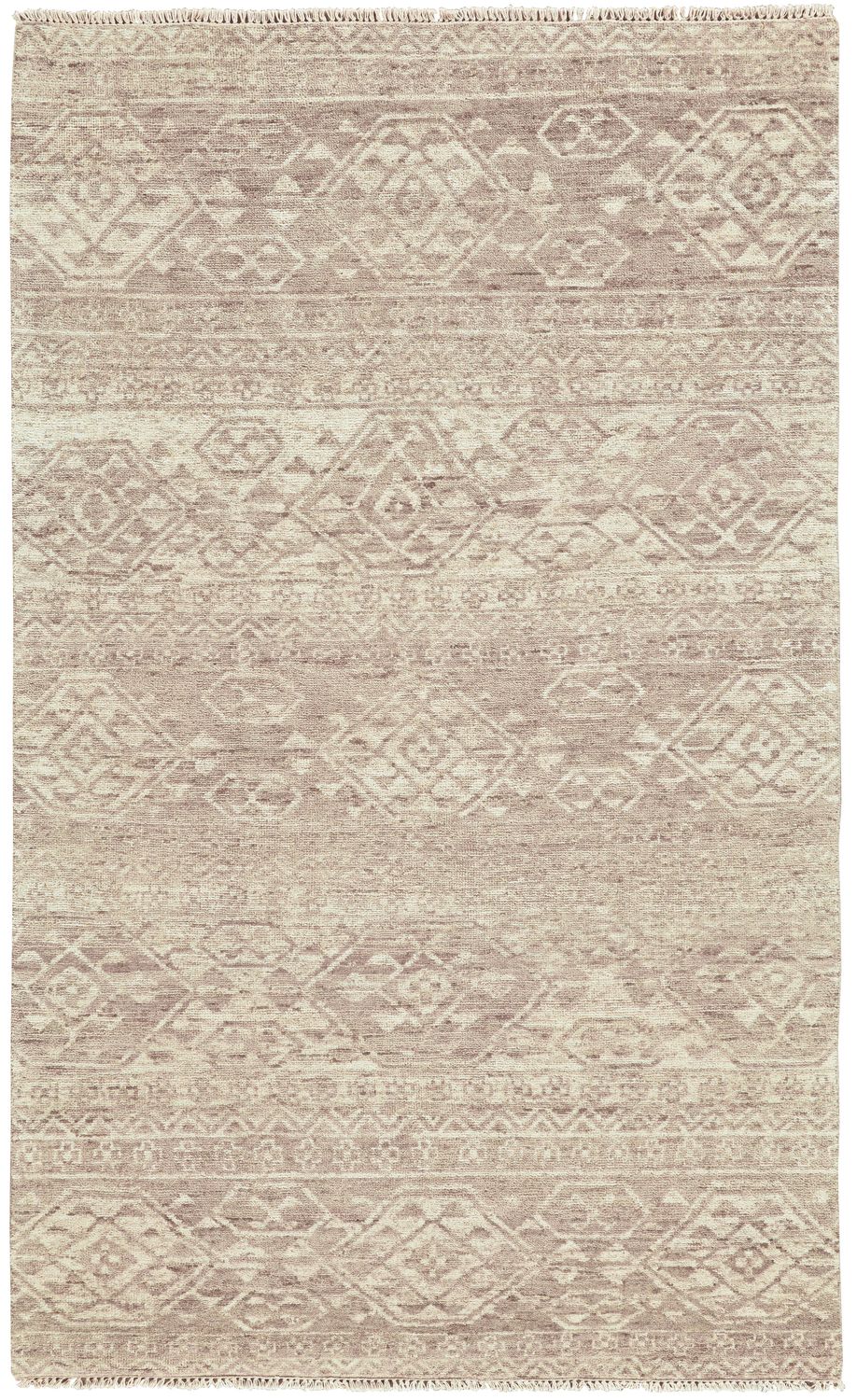 Shadan Hand Knotted Gray and Taupe Rug by BD Fine