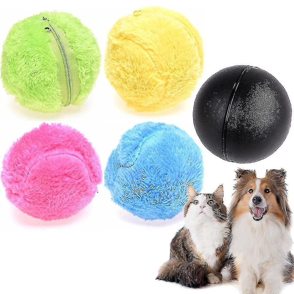 Poof Play Interactive Ball Magic Roller Ball Toy Pet Dog Cat Active Rolling Ball Electric Toy Batter