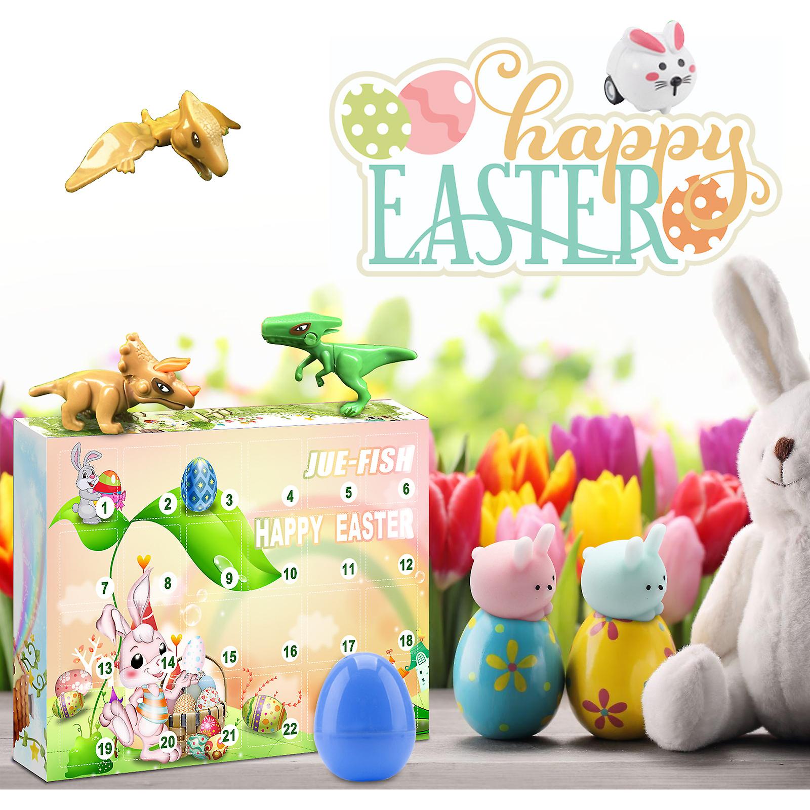 Children Countdown 24 Days Christmas Gift Box Cartoon Animal Easter Egg Holiday Gift Exquisite Toys