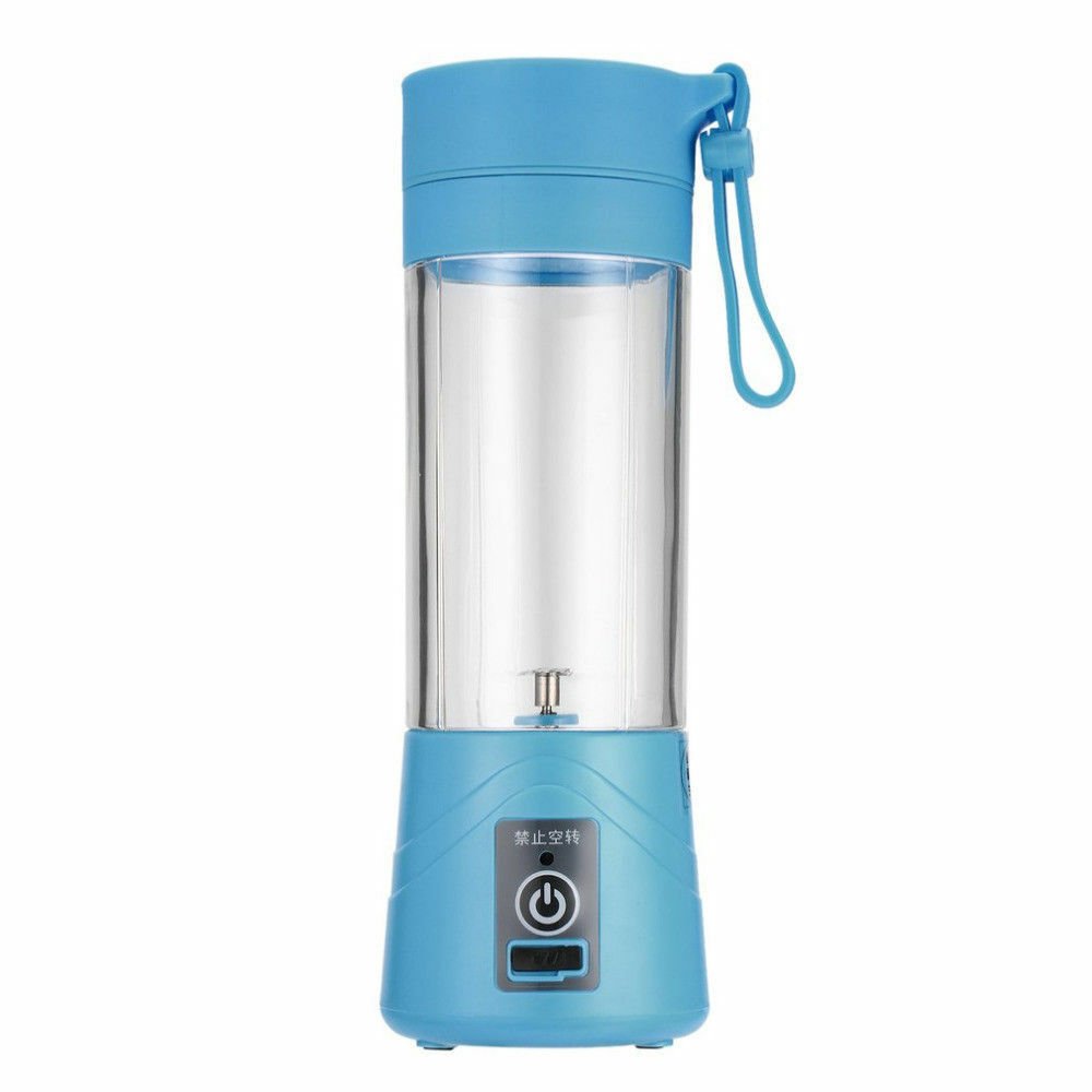 Maheswara Store USA Portable Blender USB Juicer Cup Fruit Mixing Machine Rechargeable Bottle 380ML B