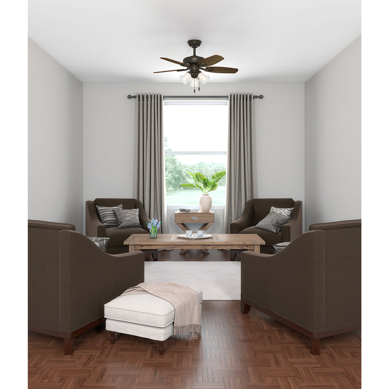 CEILING FAN 3LT BRNZ 42