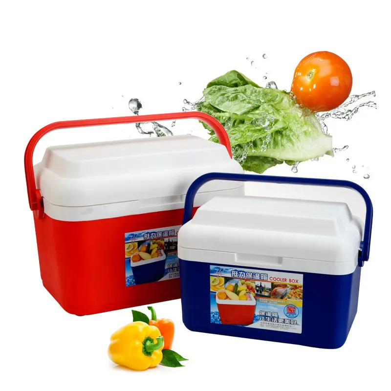 Amazon Wholesale Customized Promotion Portable Plastic Ice Chest Cooler Box For Camping