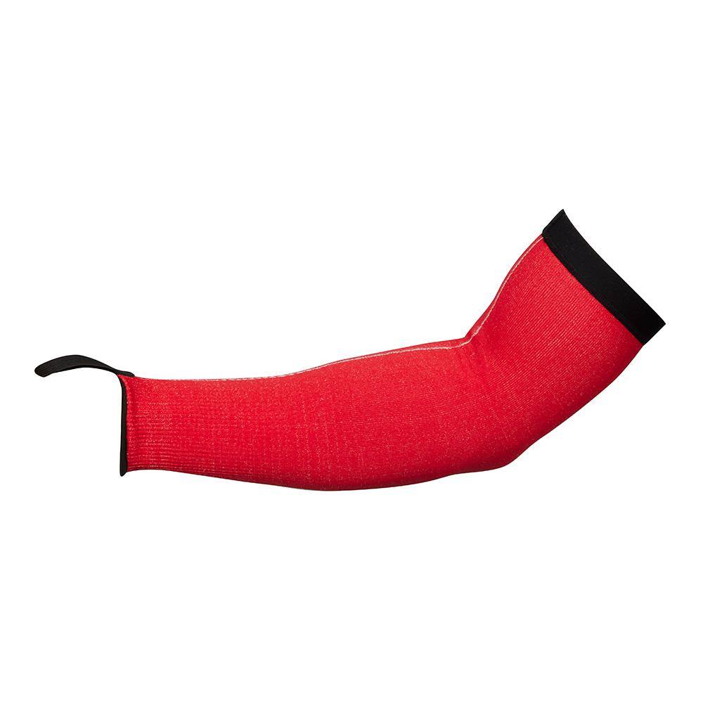 MW 18 in. Red 4-Way Stretch Cut 3 Resistant Protective Arm Sleeves (12-Pairs) 48-73-9031B