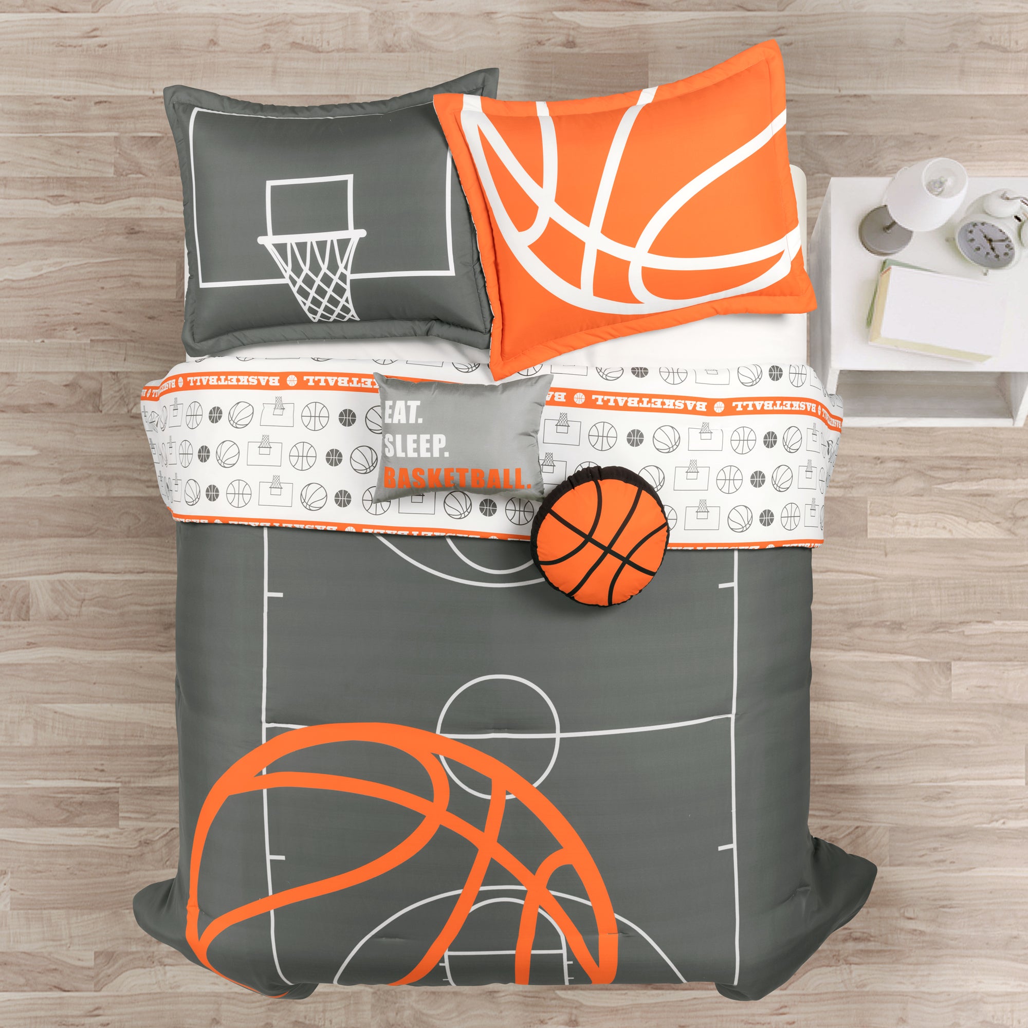 Basketball Game Reversible Comforter Set