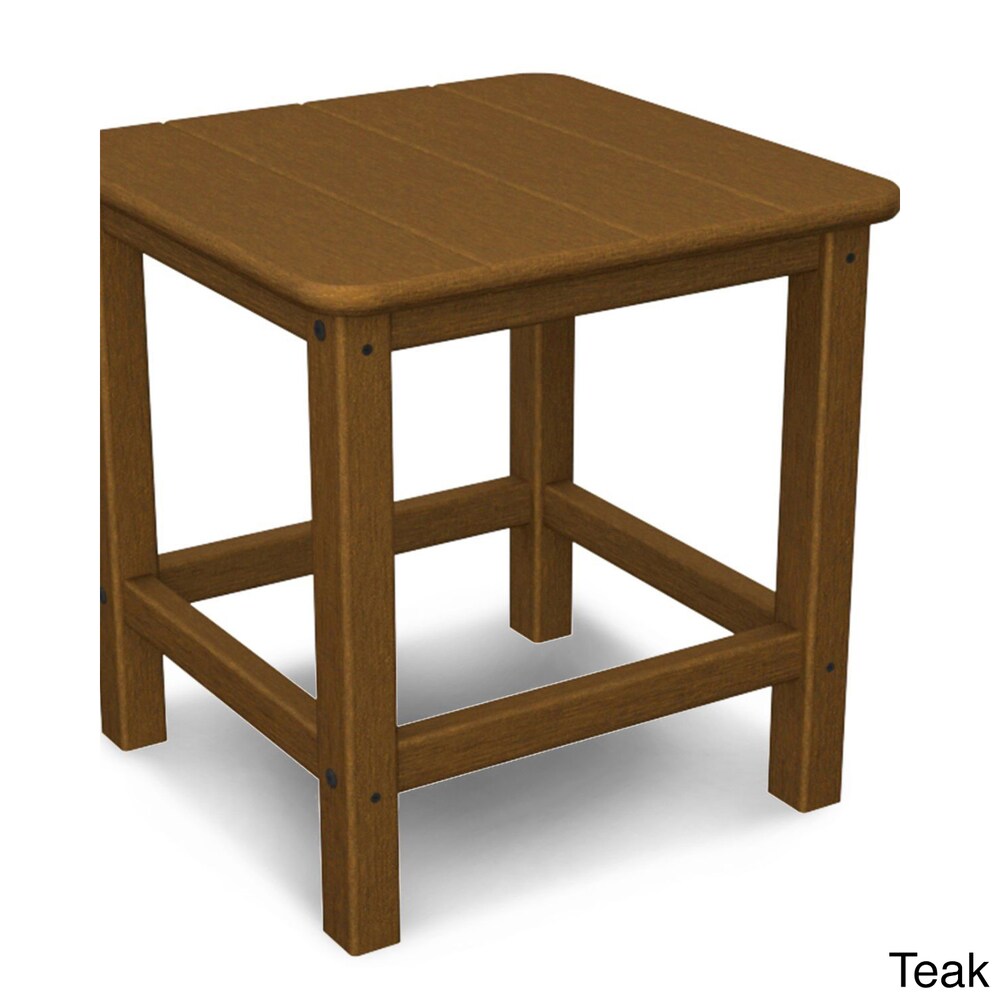 POLYWOOD Seashell 18 inch Side Table