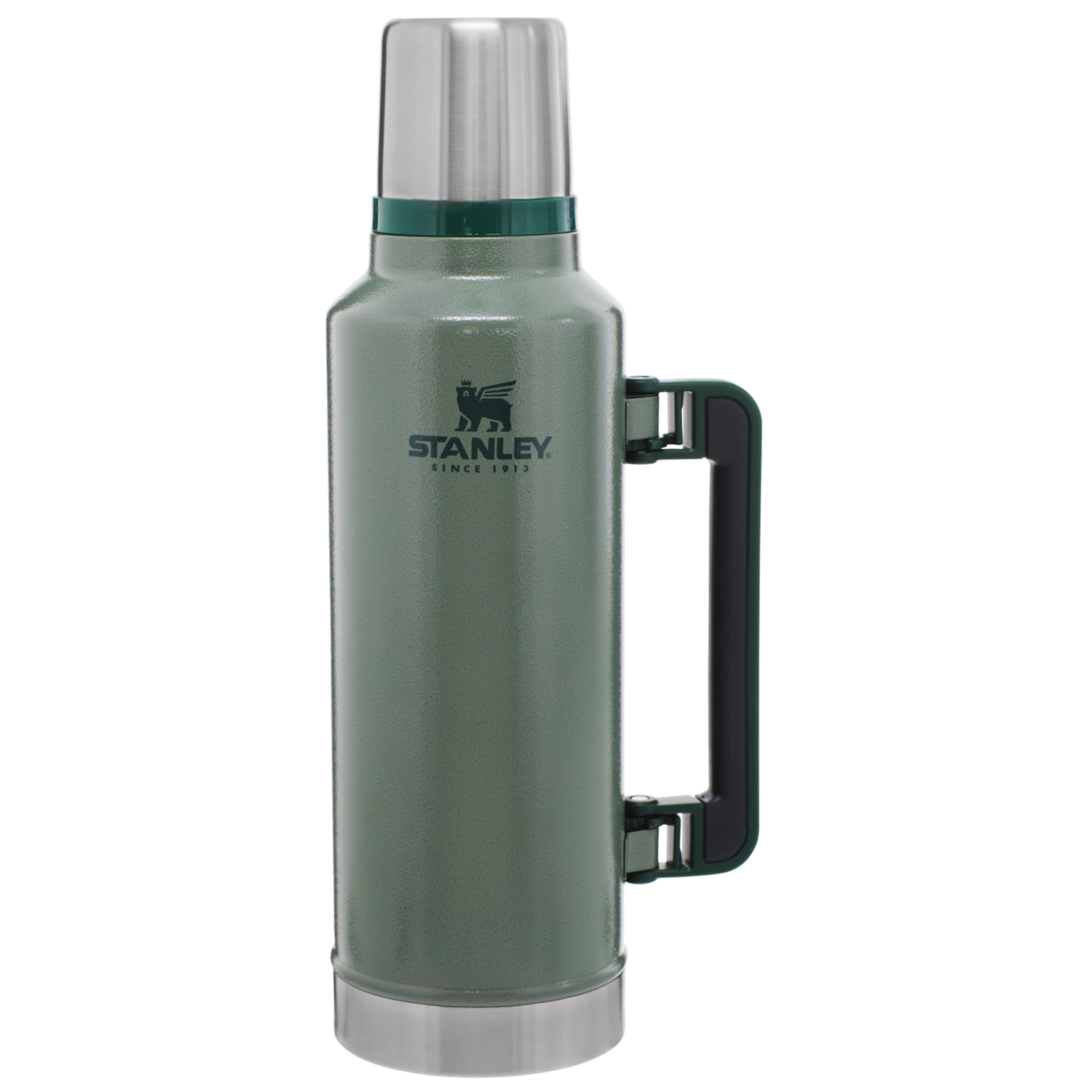 Stanley 2 qt Classic Hammertone Green BPA Free Vacuum Insulated Bottle