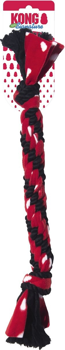 KONG Signature Dual Knot Tug Rope Dog Toy