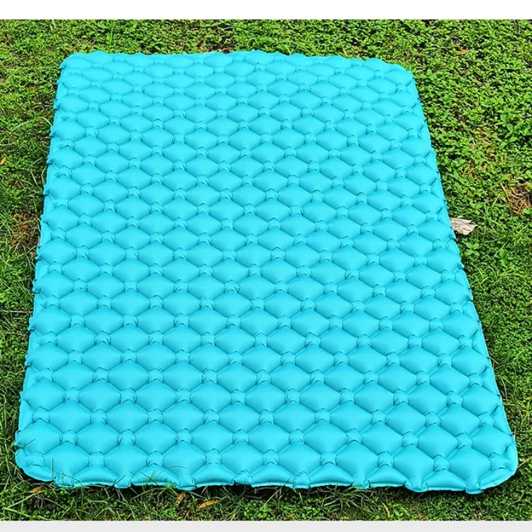 Double Sleeping Pad for Camping Inflatable 2 Person Sleeping Mat with Built in Pump Extra Thick Waterproof Camping Mat