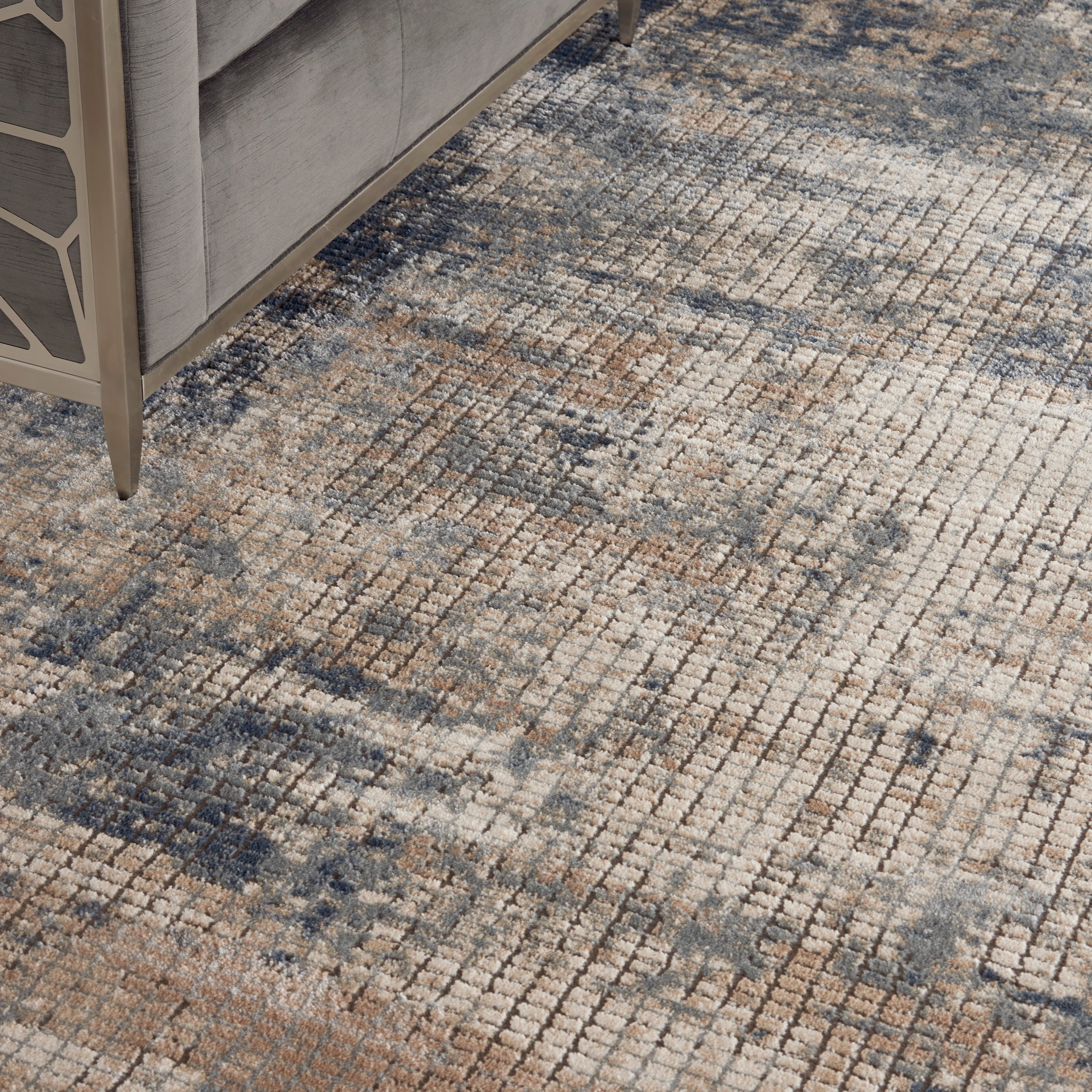 Quarry Blue/Beige Rug