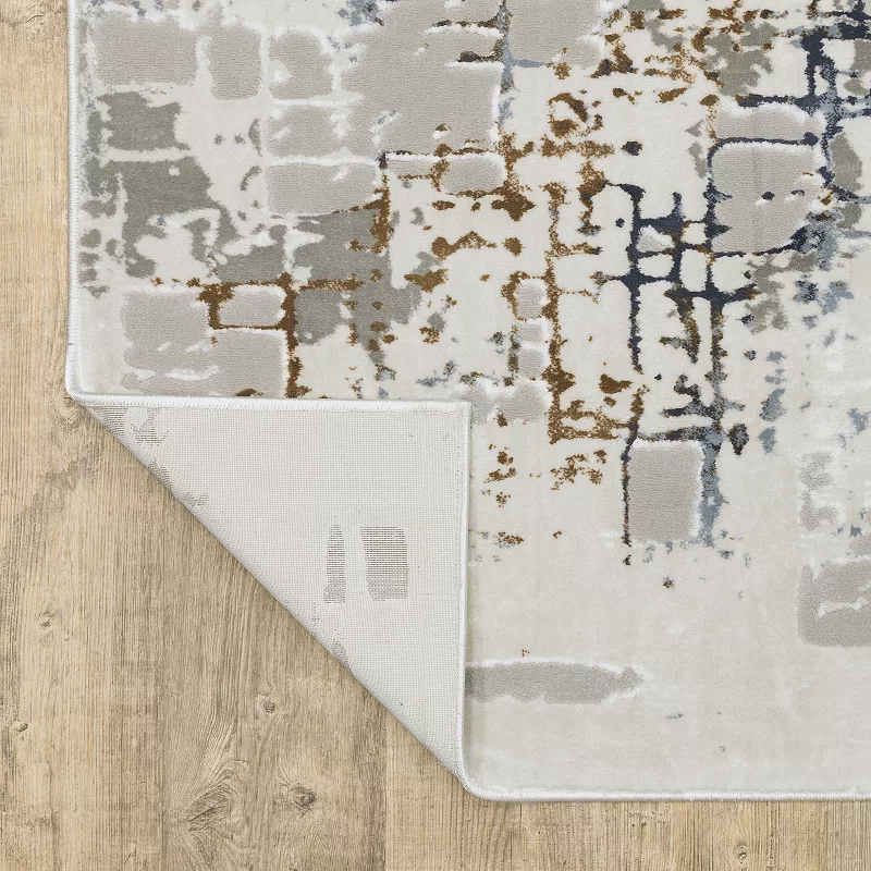 StyleHaven Emery Industrial Abstract Area Rug