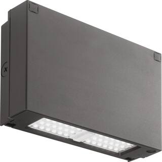 Lithonia Lighting Contractor Select 250- Watt Equivalent Integrated LED Bronze Wall Pack Light 4000K WPX2 LED 40K MVOLT DDBXD M2