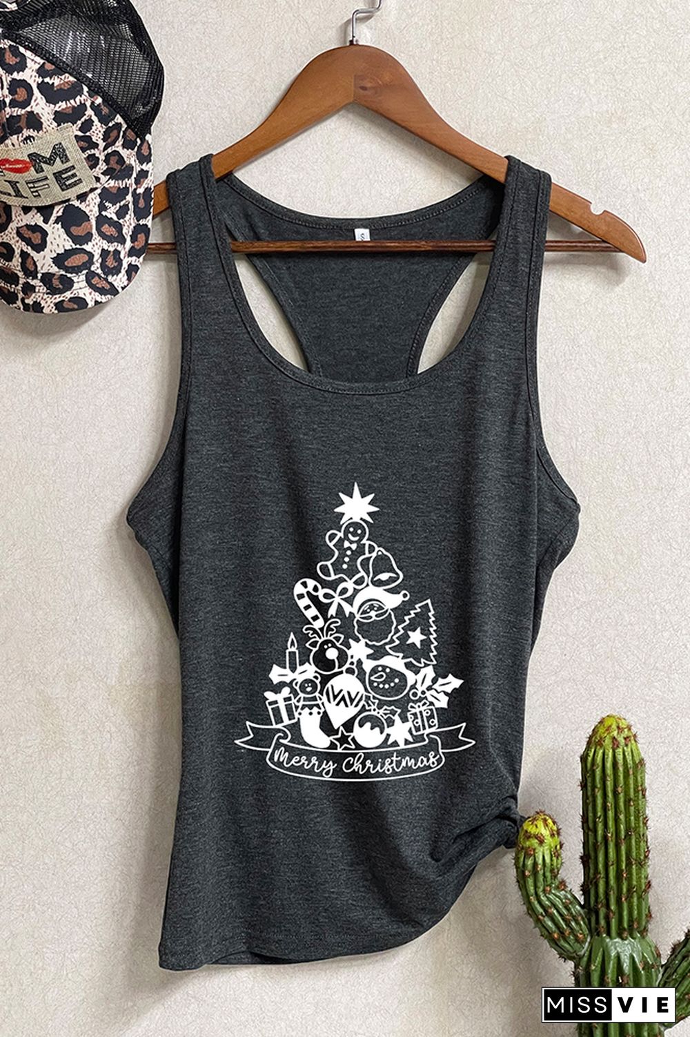 Christmas Tree Sleeveless Tank Top Wholesale