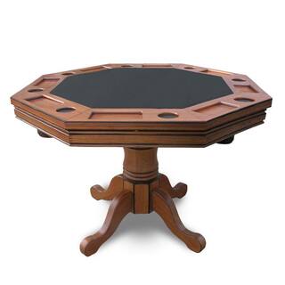 Hathaway Kingston Oak 3 in. -1 Poker Table BG2351T