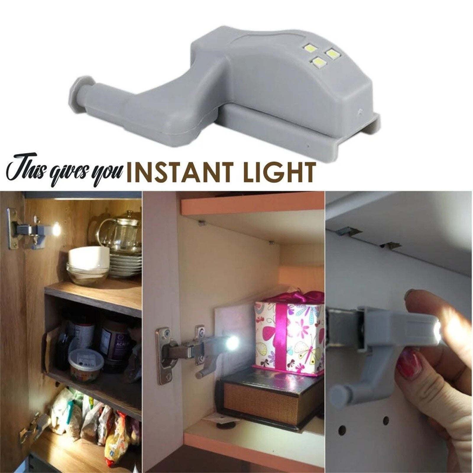 Cabinet Automatic Lighting Lamp Cabinet Hinge High Brightness LED Induction Lamp Led lights for bedroom outdoor floor lamp pendant DIY Wedding Party Bedroom Terrace(Multicolor)