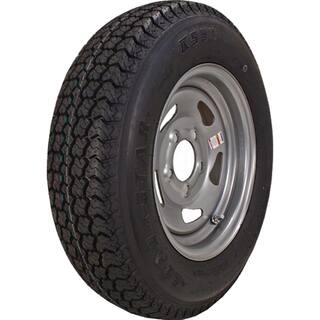 LOADSTAR ST17580D-13 K550 BIAS 1360 lb. Load Capacity Silver 13 in. Bias Tire and Wheel Assembly 3S967