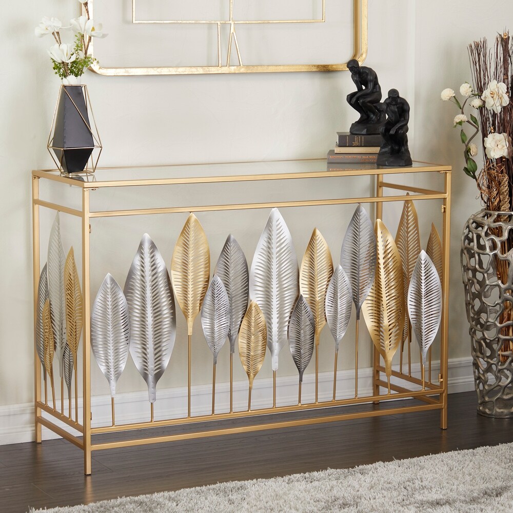 Iron Contemporary Console Table 30 x 44 x 15