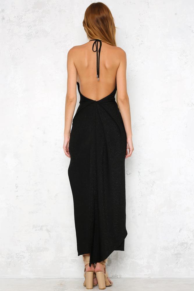 Not So Innocent Maxi Dress Black