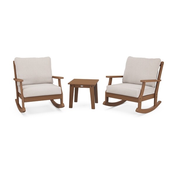 POLYWOOD Braxton 3Piece Deep Seating Rocker Set