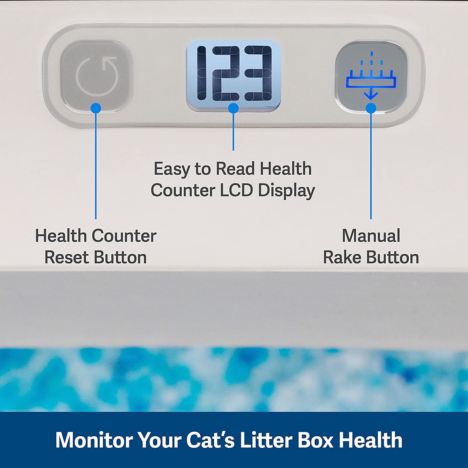 PetSafe ScoopFree Automatic Self Cleaning Cat Litter Box， Includes Disposable Trays with Crystal Litter