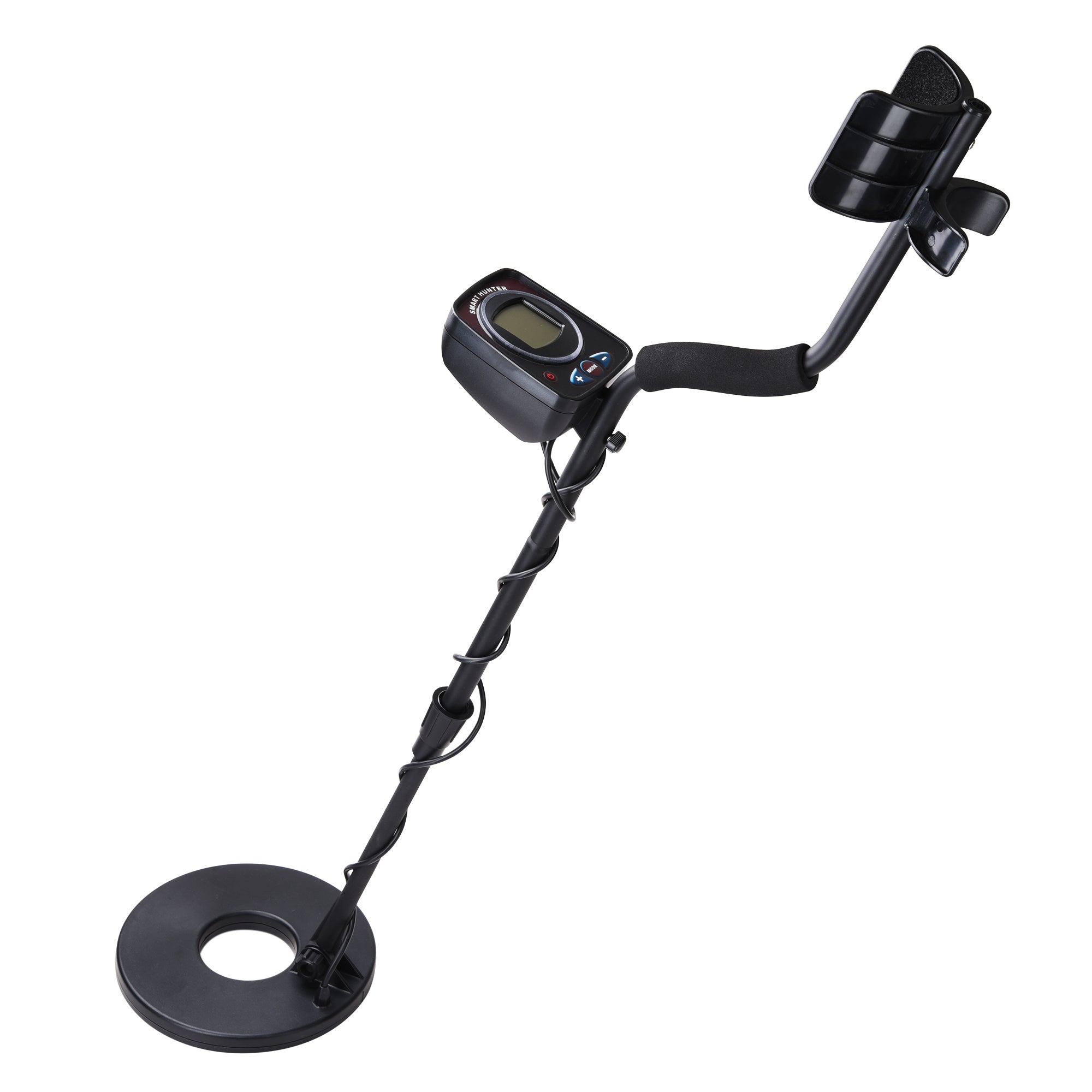 Yescom Metal Detector Finder Waterproof 8-3/5' Coil LCD  LED Light