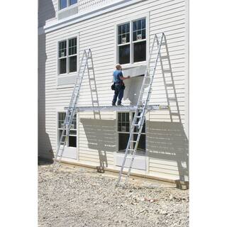 Werner 24 ft. Aluminum Extension Ladder with 250 lbs. Load Capacity Type l Duty Rating D1324-2