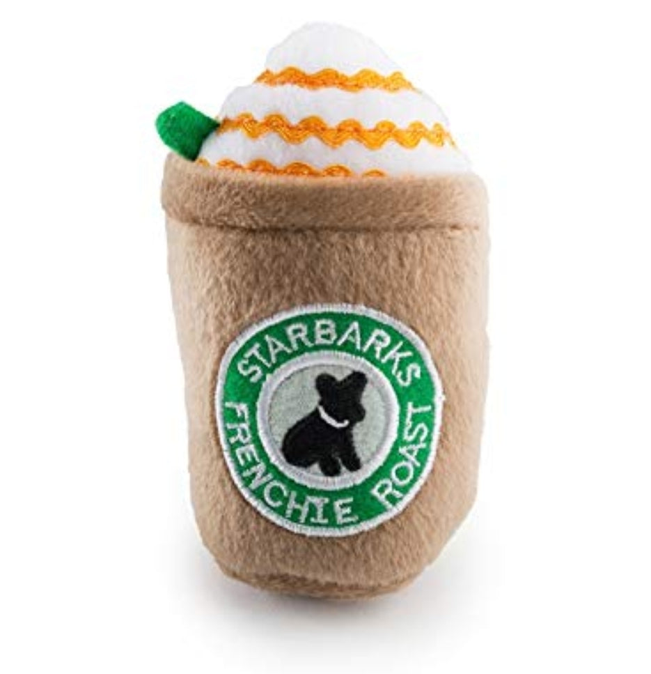 Starbarks Coffe w/ Straw Dog Toy andndash; Pet Empire and Supplies