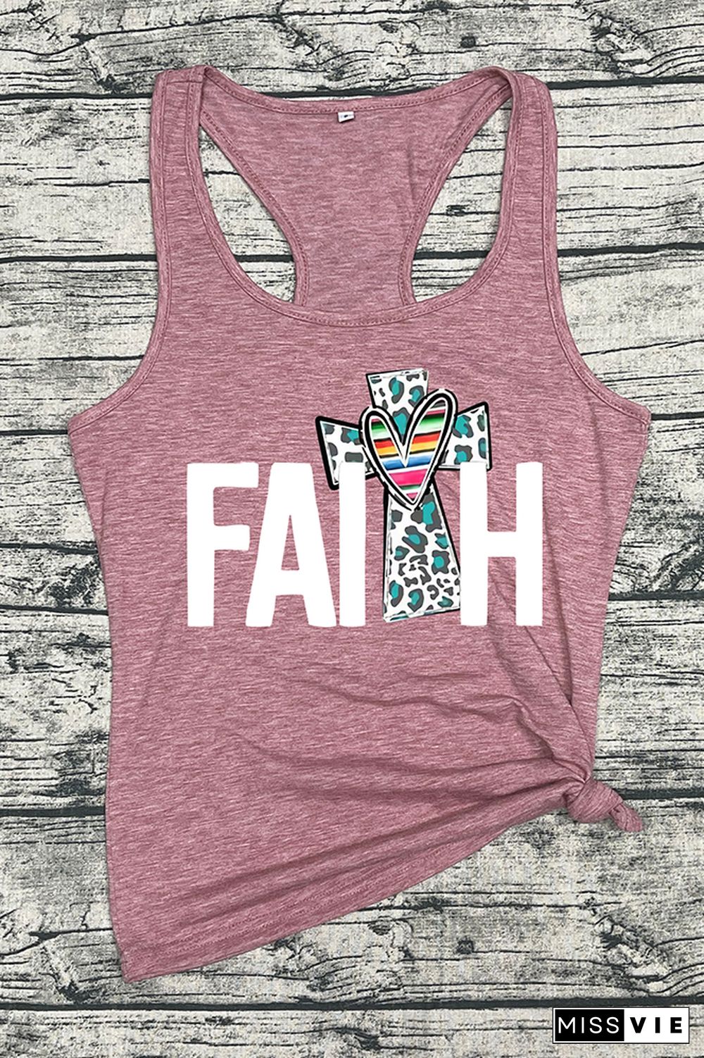 Faith Sleeveless Tank Top Wholesale